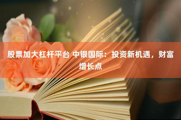 股票加大杠杆平台 中银国际：投资新机遇，财富增长点