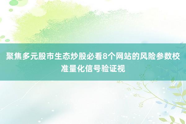 聚焦多元股市生态炒股必看8个网站的风险参数校准量化信号验证视
