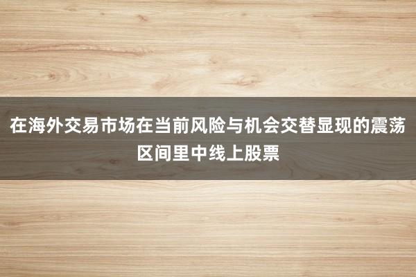 在海外交易市场在当前风险与机会交替显现的震荡区间里中线上股票