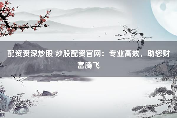 配资资深炒股 炒股配资官网：专业高效，助您财富腾飞